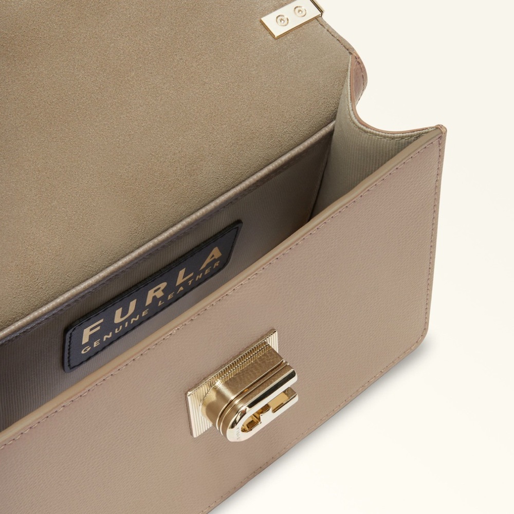 Cream Furla 1927 Crossbody Bag - Picture 4 of 13